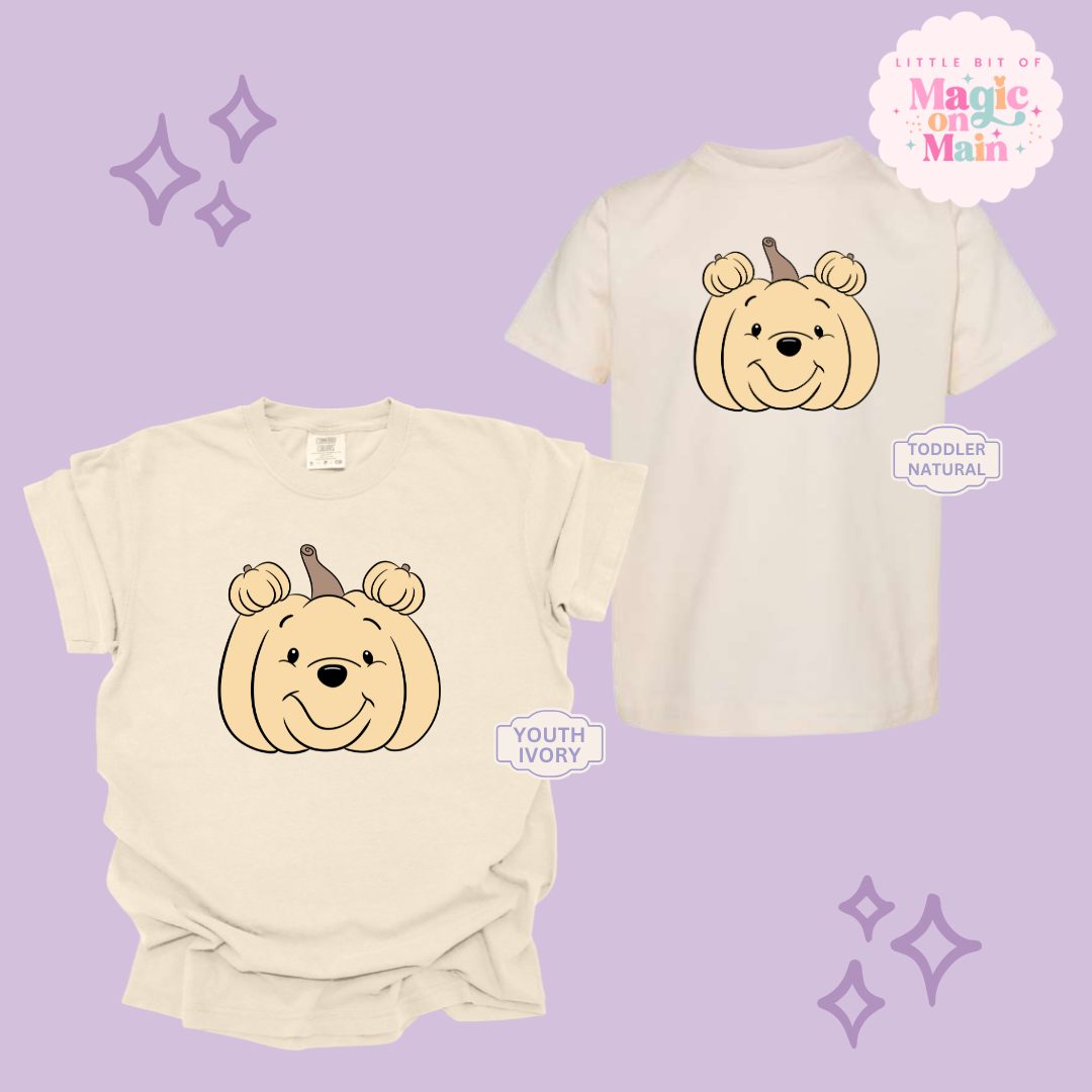 PRINTED POOH PUMPKIN - YOUTH/TODDLER