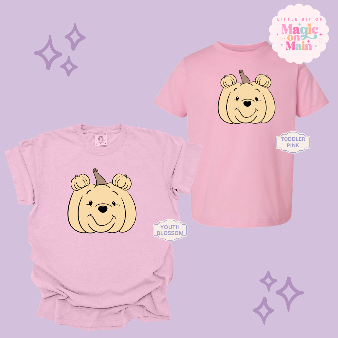 PRINTED POOH PUMPKIN - YOUTH/TODDLER