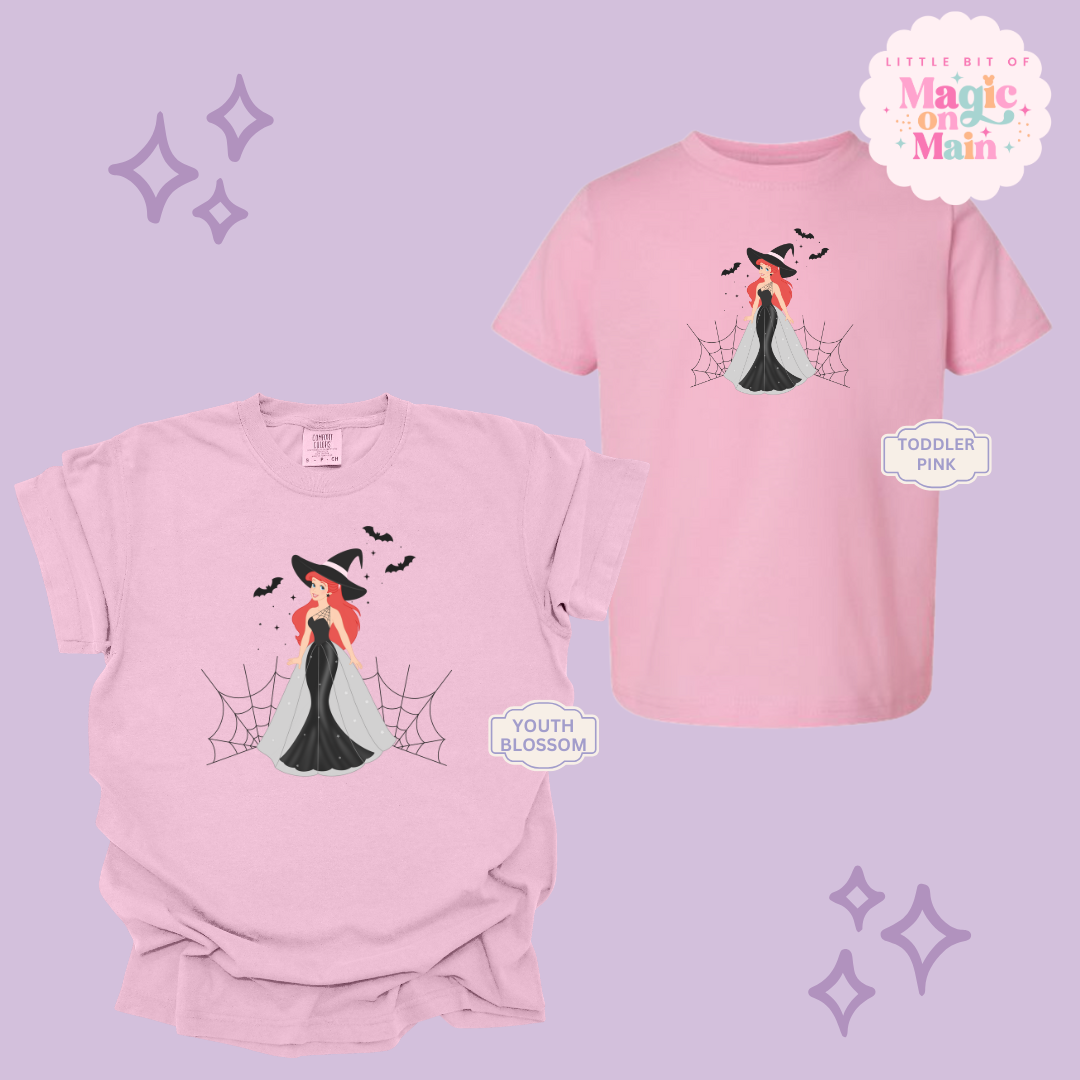 PRINTED SPOOKY ARIEL - YOUTH/TODDLER