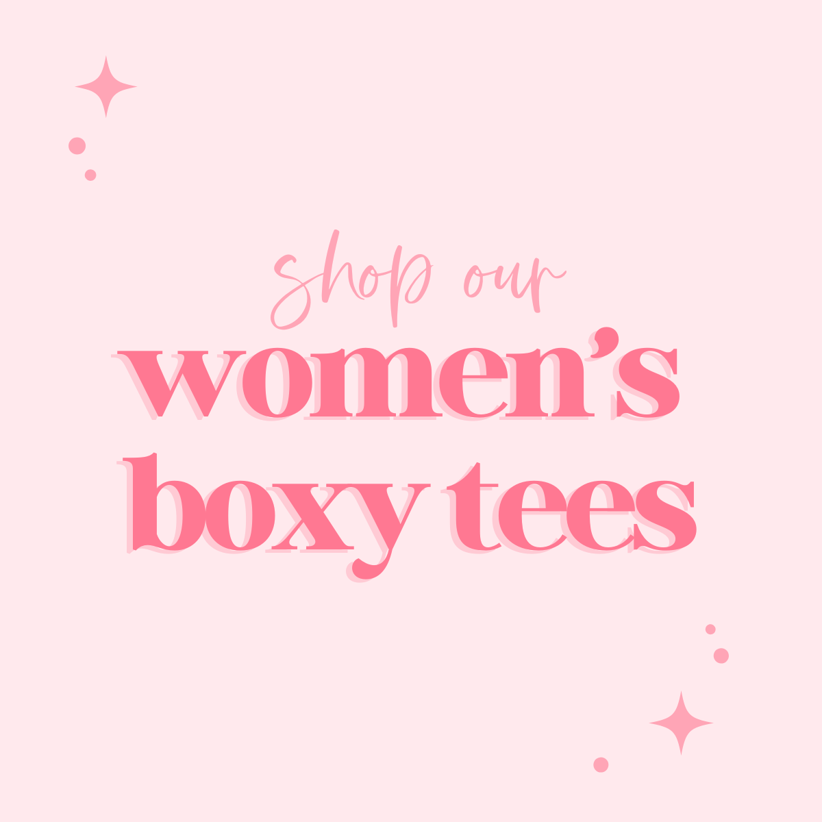 WOMEN'S BOXY TEES
