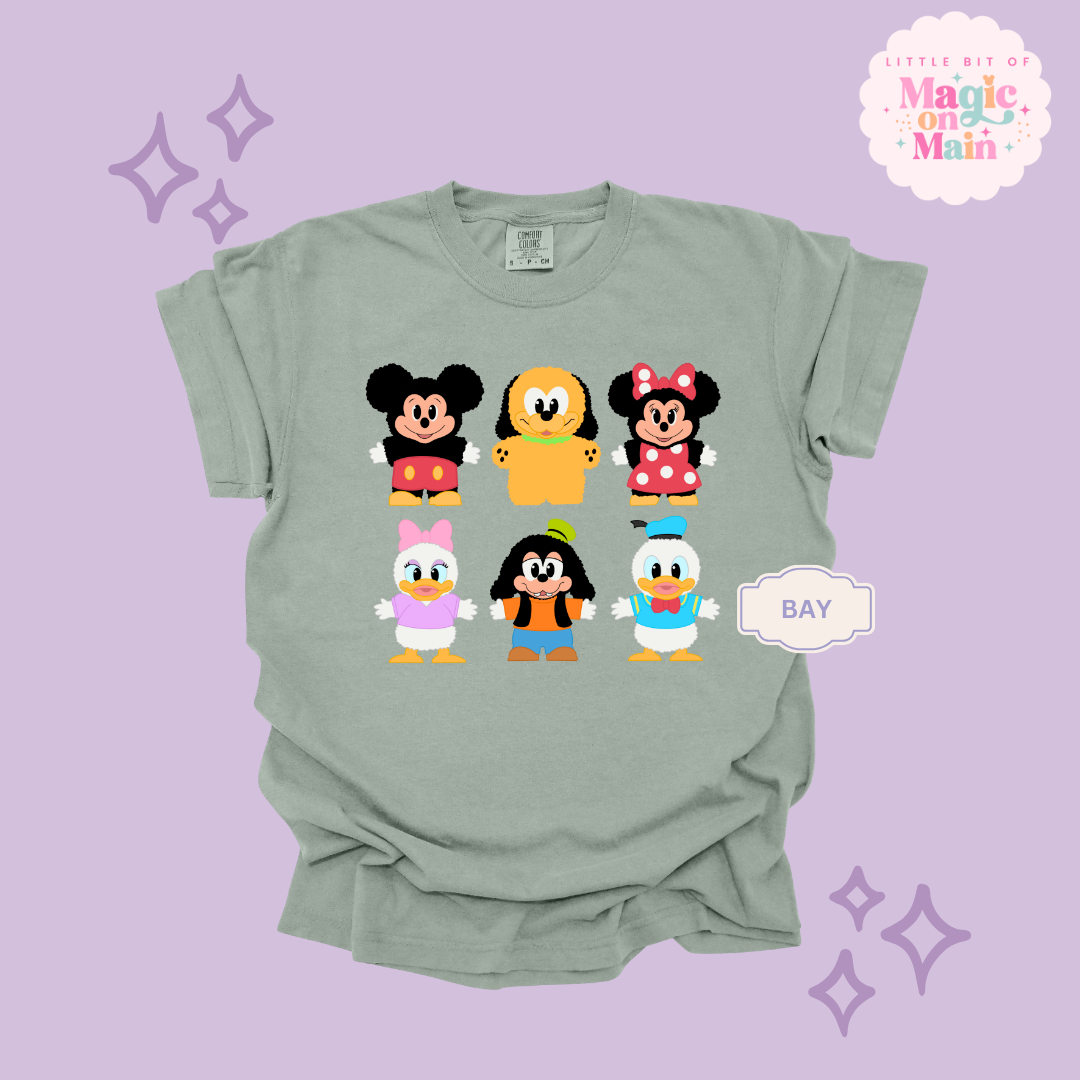 STUFFED CHARACTERS - ADULT T-SHIRT