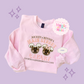 EMBROIDERED MAIN STREET BAKERY PINK - ADULT SWEATSHIRT