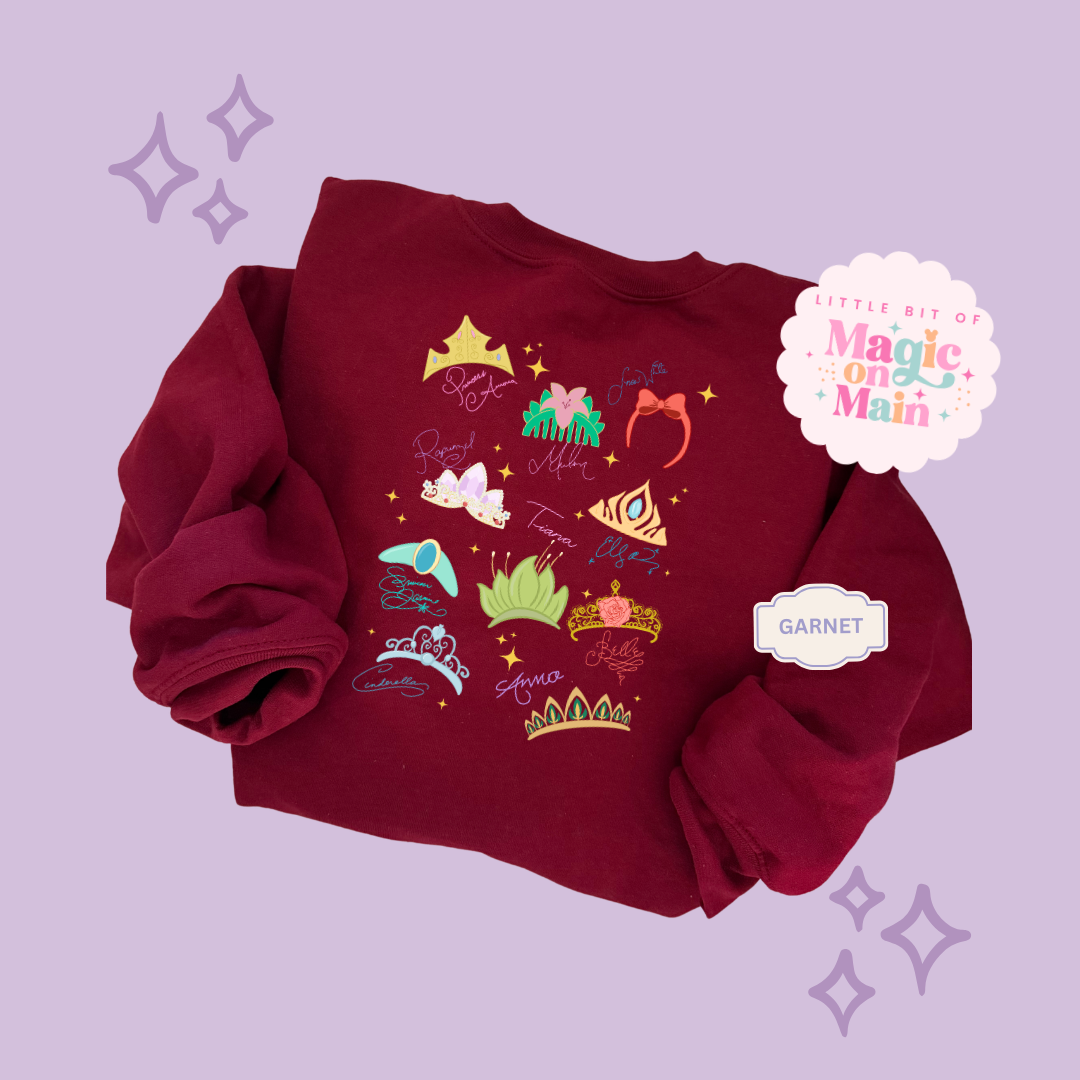 PRINTED CROWNS - ADULT SWEATSHIRT 10045