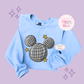 PRINTED MICKEY DISCO BALL - ADULT SWEATSHIRT