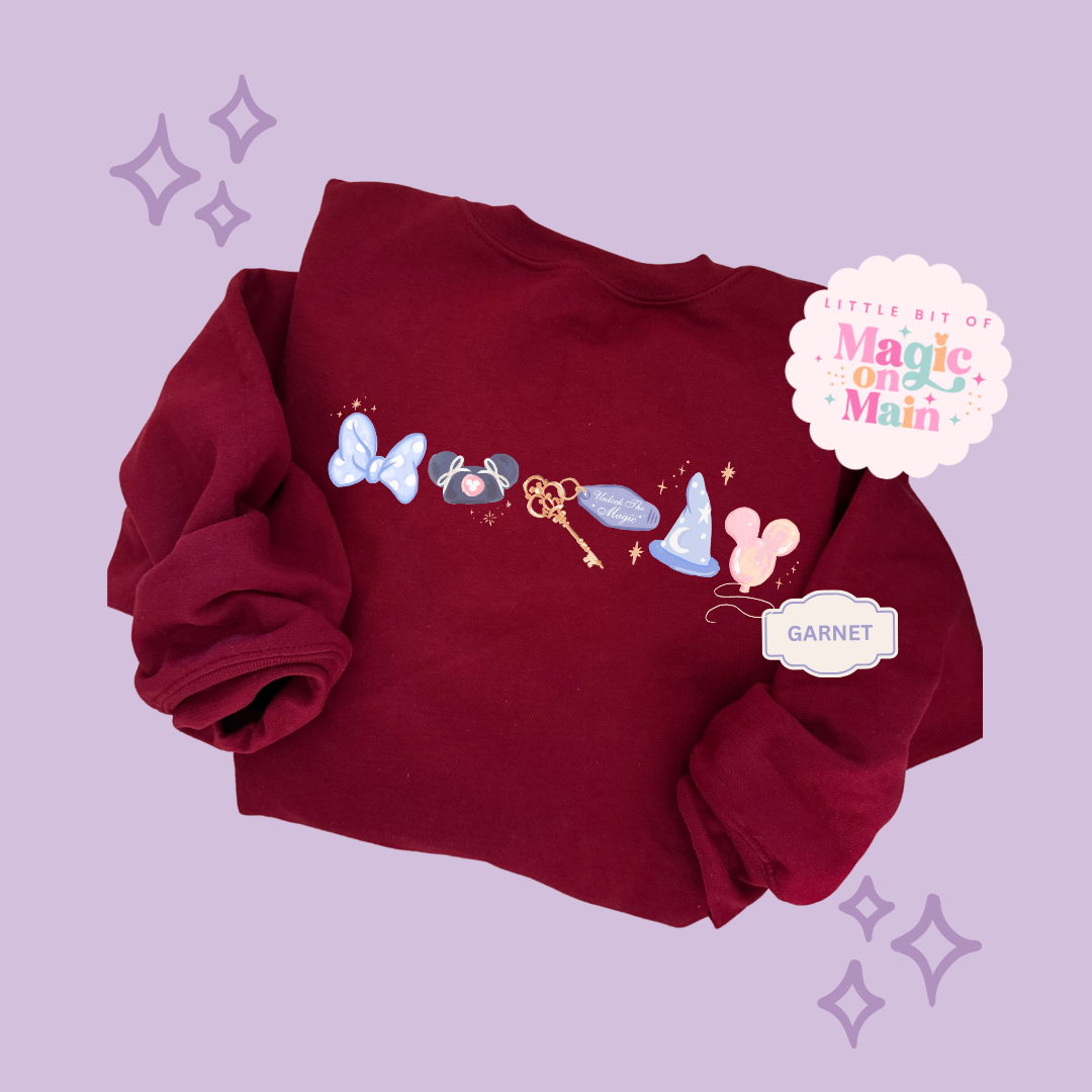 PRINTED PARK DAY MAGIC - EXCLUSIVE TO MoM - ADULT SWEATSHIRT