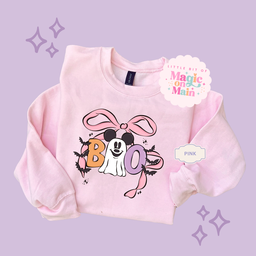 PRINTED BOO (no text) - ADULT SWEATSHIRT