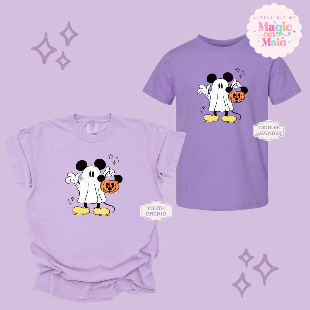 PRINTED MICKEY GHOST - YOUTH/TODDLER
