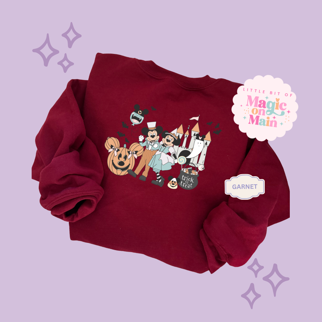 PRINTED MAIN ST HALLOWEEN - ADULT SWEATSHIRT