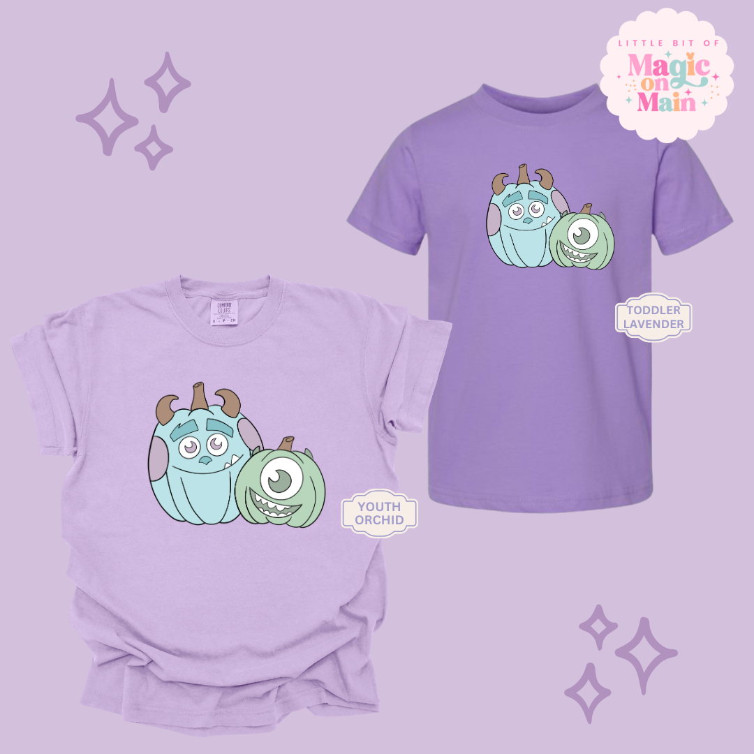 PRINTED MONSTER PUMPKINS - YOUTH/TODDLER