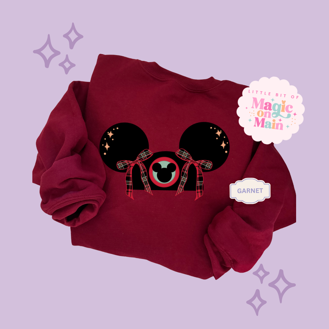 PRINTED HOLIDAY HAT- EXCLUSIVE TO MoM - ADULT SWEATSHIRT