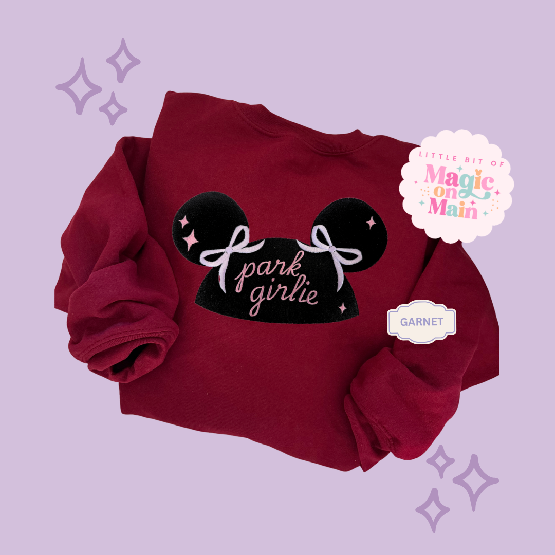 EMBROIDERED PARK GIRLIE HAT - EXCLUSIVE TO MoM - ADULT SWEATSHIRT
