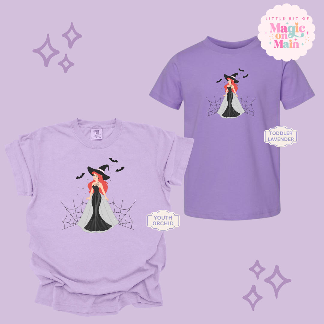 PRINTED SPOOKY ARIEL - YOUTH/TODDLER