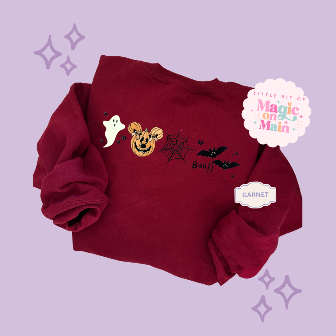 EMBROIDERED BOO CREW - EXCLUSIVE TO MoM - ADULT SWEATSHIRT