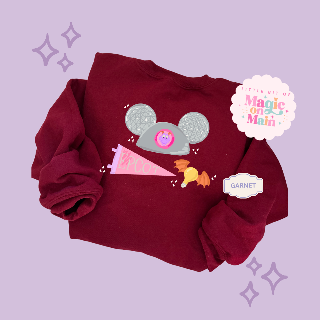 PRINTED EPCOT GIRLIE - EXCLUSIVE TO MoM - ADULT SWEATSHIRT 10042