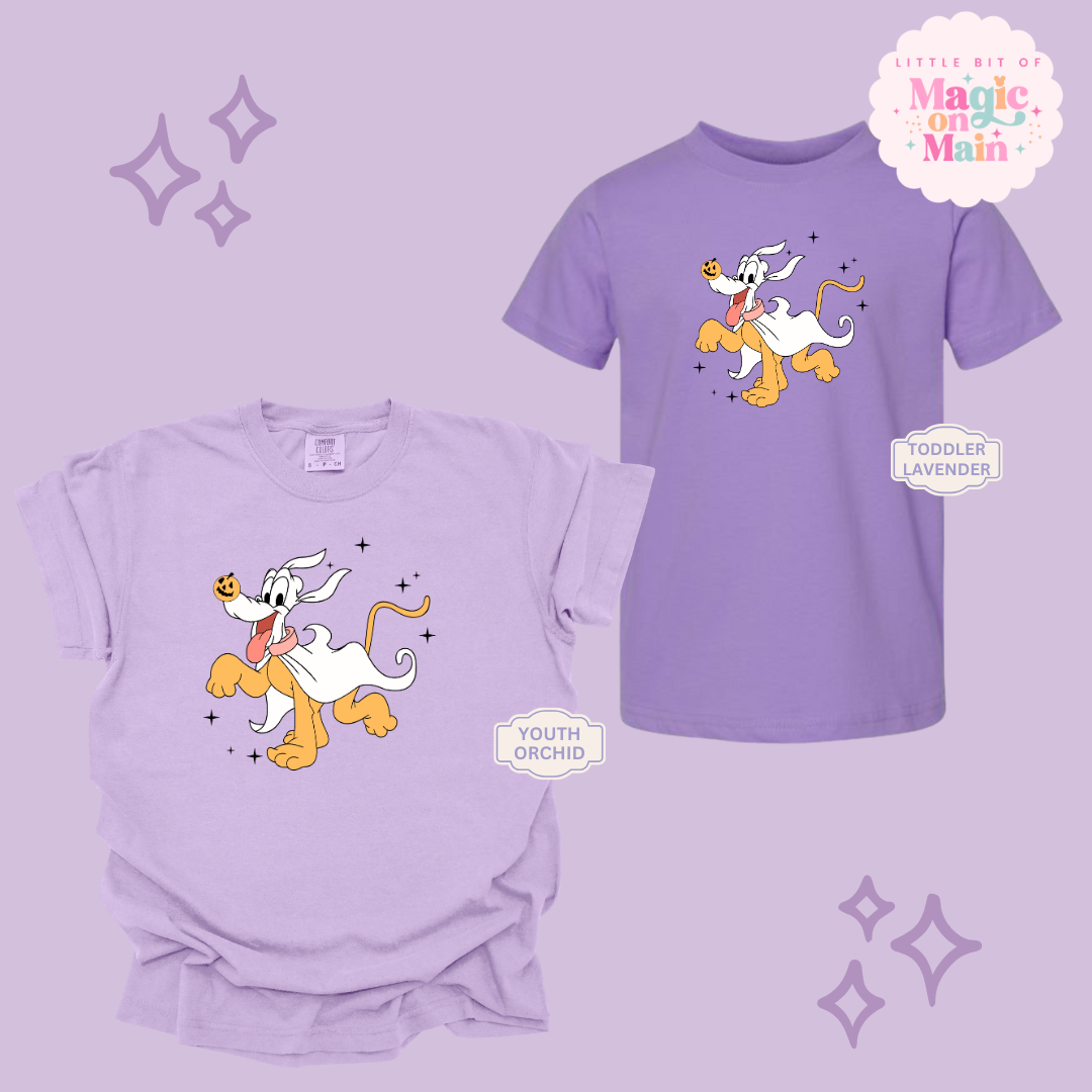 PRINTED HALLOWEEN PLUTO - YOUTH/TODDLER