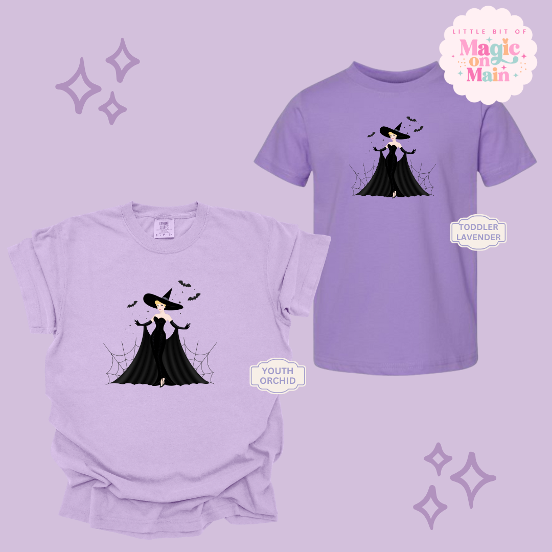 PRINTED SPOOKY CINDY - YOUTH/TODDLER