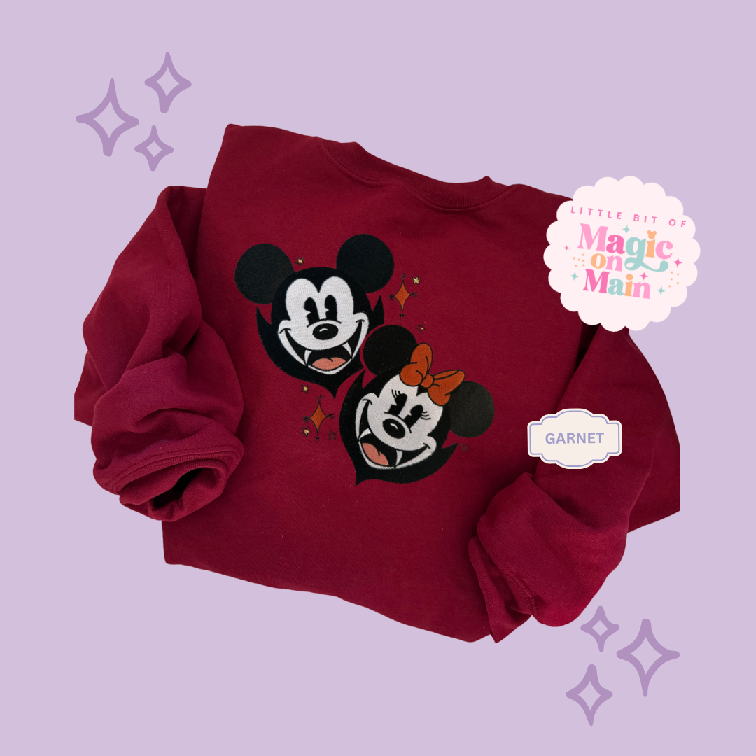 EMBROIDERED MCKY VAMPIRE - EXCLUSIVE TO MoM - ADULT SWEATSHIRT 10058