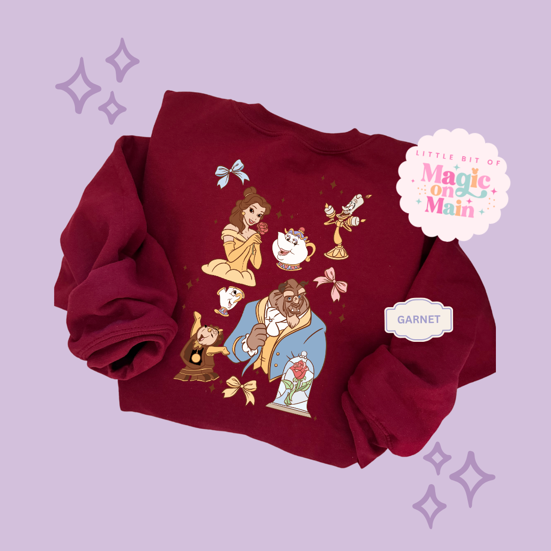 PRINTED BELLE - ADULT SWEATSHIRT 10044