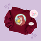 PRINTED MERMAID ROUND LOCKET - EXCLUSIVE TO MoM - ADULT SWEATSHIRT 10056