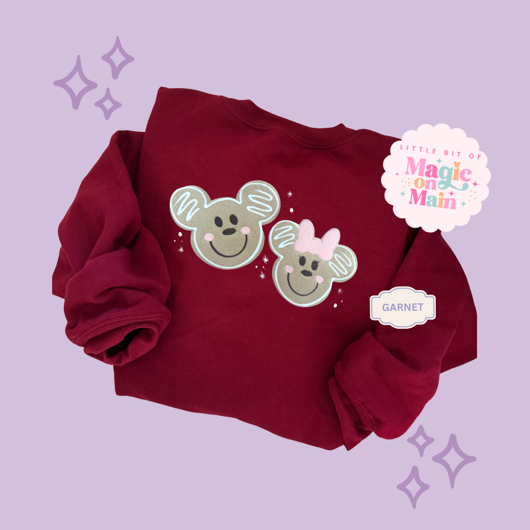 EMBROIDERED GINGERBREAD - EXCLUSIVE TO MoM - ADULT SWEATSHIRT