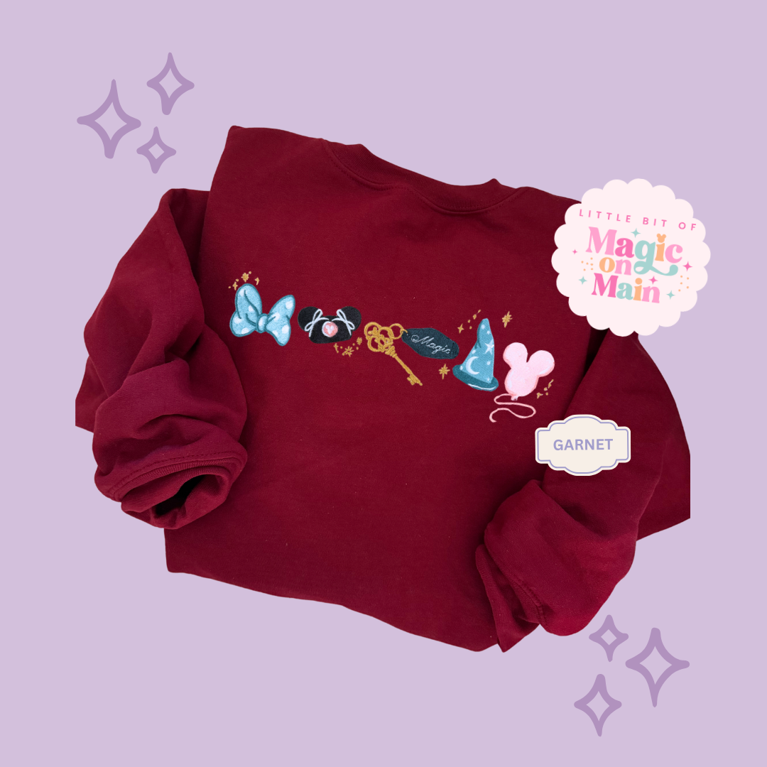 EMBROIDERED PARK DAY MAGIC - EXCLUSIVE TO MoM - ADULT SWEATSHIRT