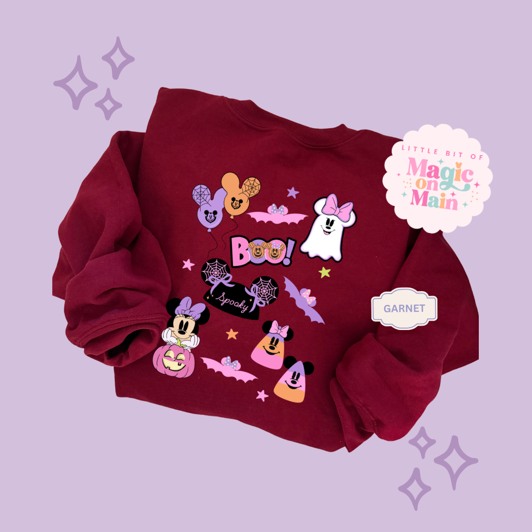 PRINTED GHOULY HALLOWEEN - EXCLUSIVE TO MoM - ADULT SWEATSHIRT 10059