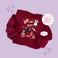 EMBROIDERED GHOULY HALLOWEEN - EXCLUSIVE TO MoM - ADULT SWEATSHIRT 10059