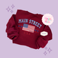 PRINTED MAIN STREET USA - EXCLUSIVE TO MoM - ADULT SWEATSHIRT 10063