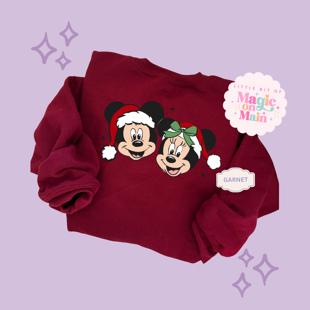 PRINTED MERRY MCKY MNIE - EXCLUSIVE TO MoM - ADULT SWEATSHIRT