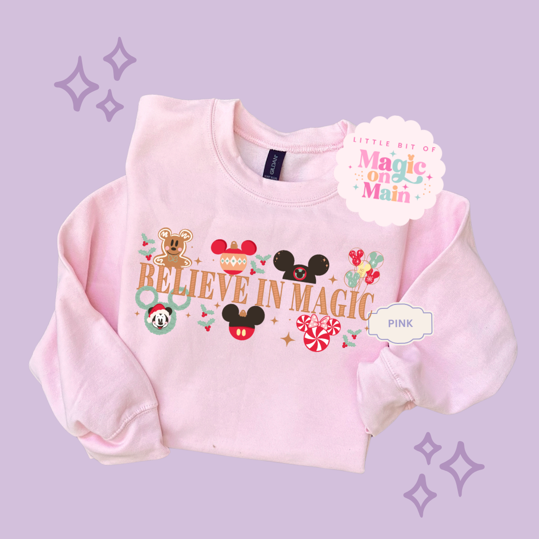 PRINTED BELIEVE IN MAGIC - EXCLUSIVE TO MoM - ADULT SWEATSHIRT