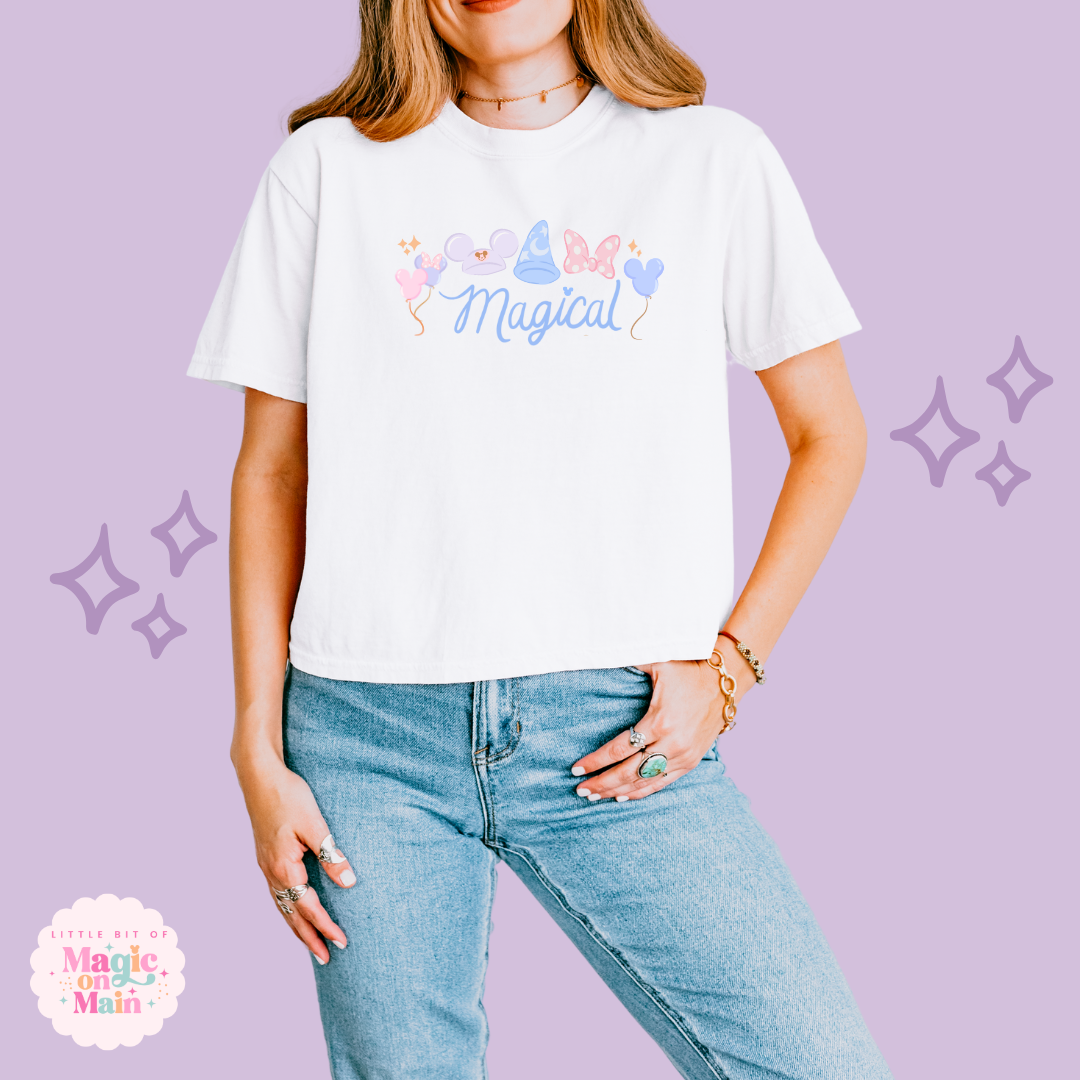 PRINTED MAGICAL (TEXT) - EXCLUSIVE TO MoM - WOMENS BOXY T-SHIRT
