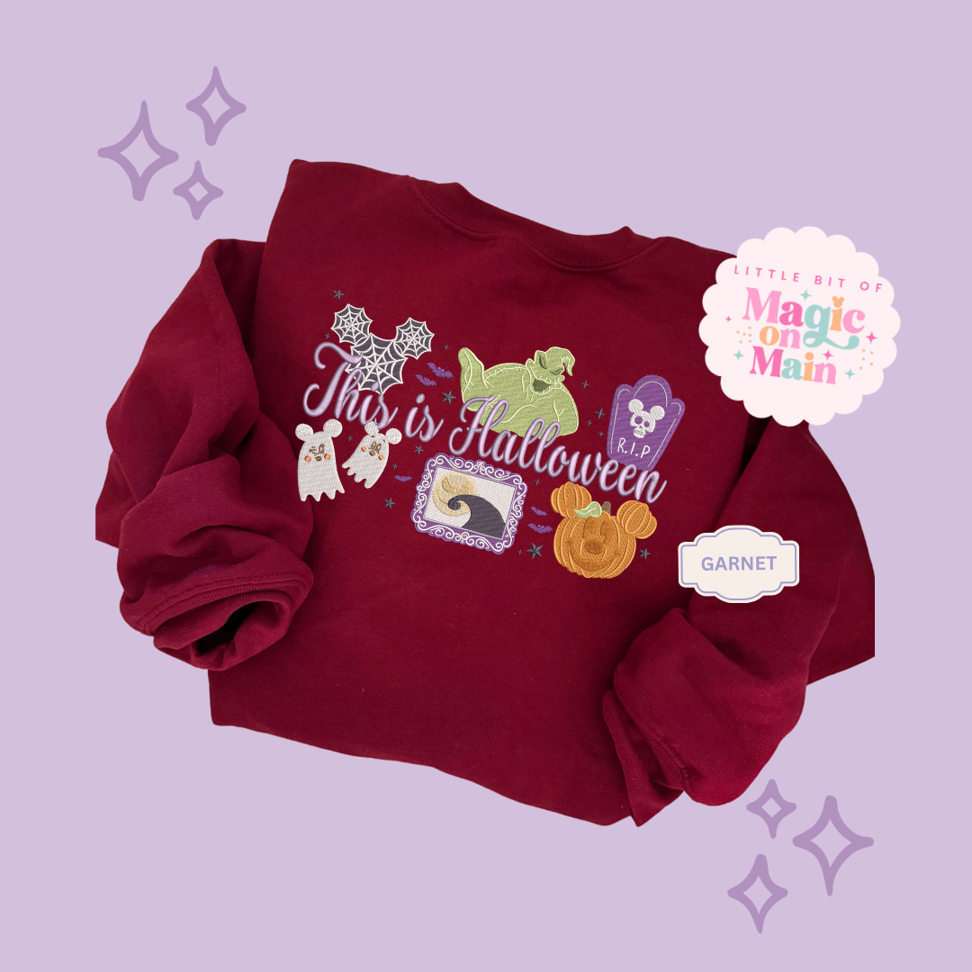 EMBROIDERED THIS IS HALLOWEEN - EXCLUSIVE TO MoM - ADULT SWEATSHIRT