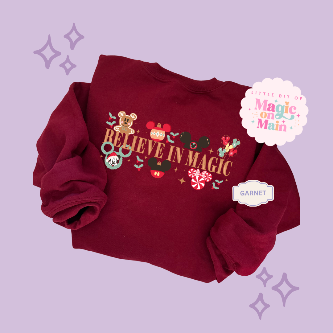 PRINTED BELIEVE IN MAGIC - EXCLUSIVE TO MoM - ADULT SWEATSHIRT