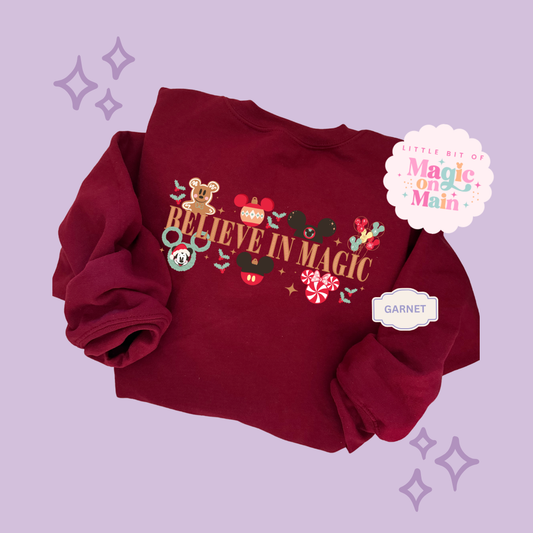 PRINTED BELIEVE IN MAGIC - EXCLUSIVE TO MoM - ADULT SWEATSHIRT