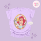PRINTED MERMAID WITH FISH FRIEND - ADULT T-SHIRT
