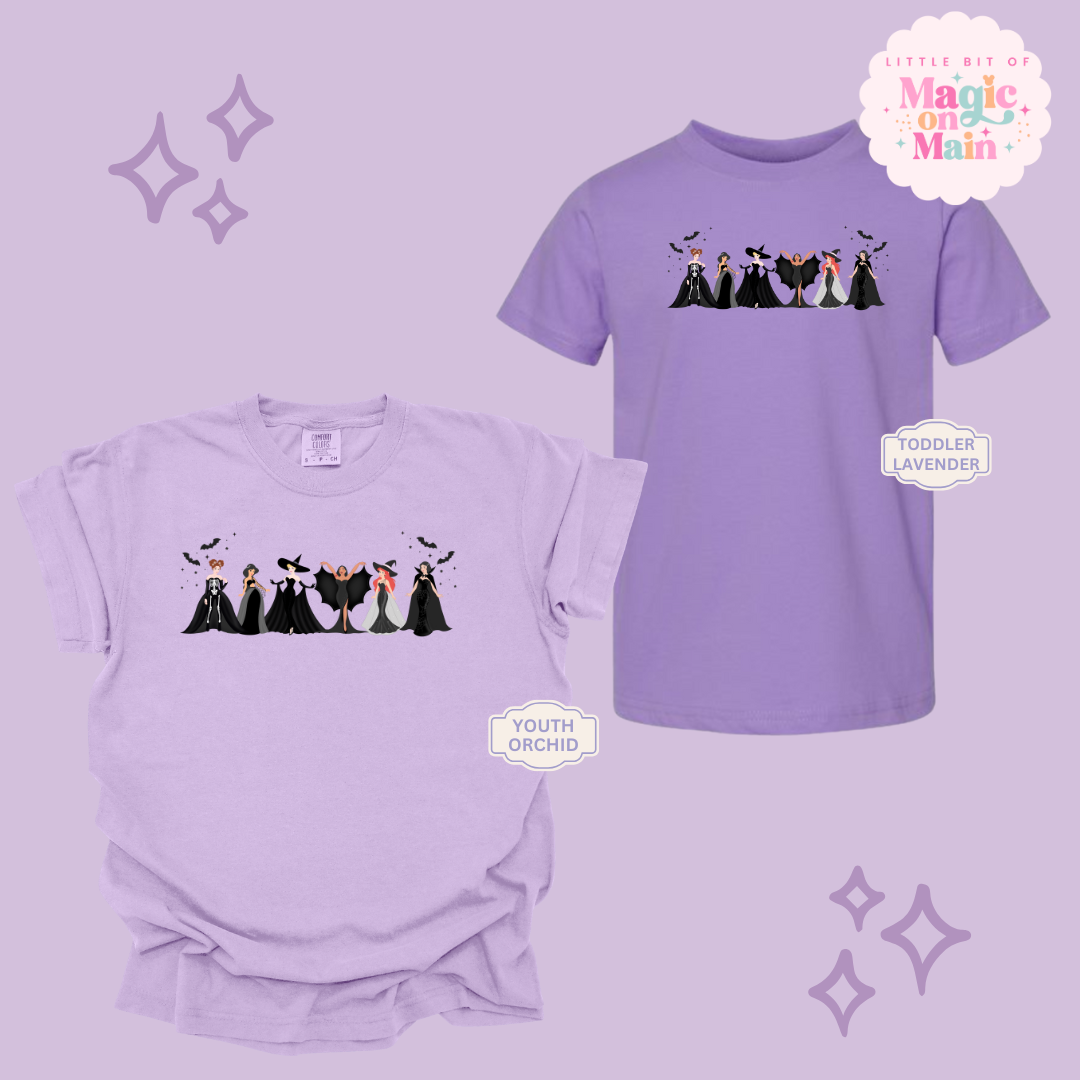 PRINTED SPOOKY PRINCESSES - YOUTH/TODDLER