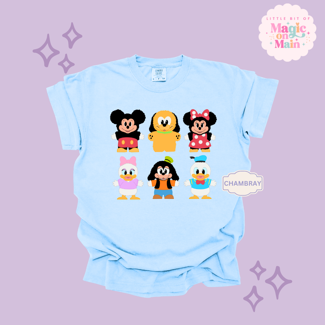 STUFFED CHARACTERS - ADULT T-SHIRT