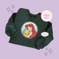 PRINTED MERMAID ROUND LOCKET - EXCLUSIVE TO MoM - ADULT SWEATSHIRT 10056