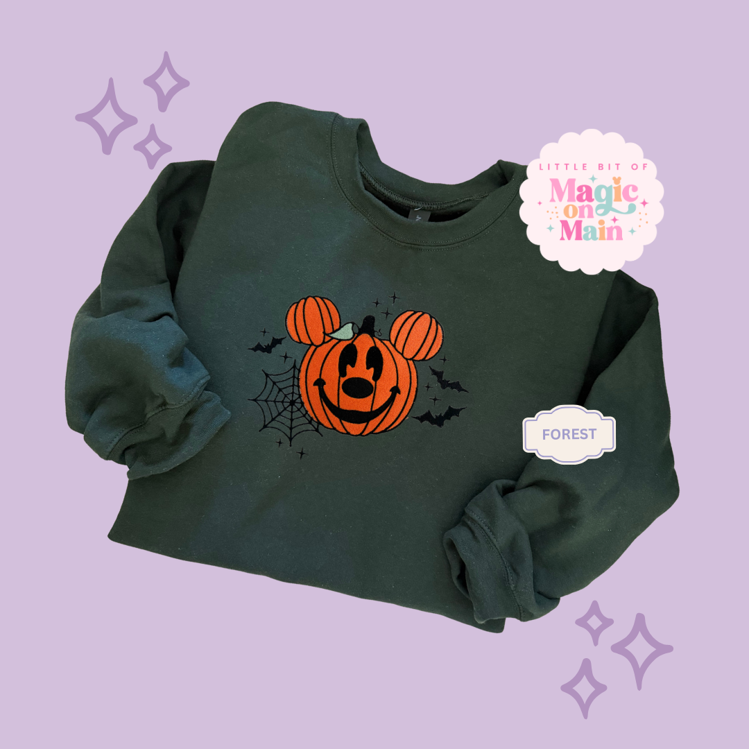 EMBROIDERED MCKY PUMPKIN - EXCLUSIVE TO MoM - ADULT SWEATSHIRT 10057