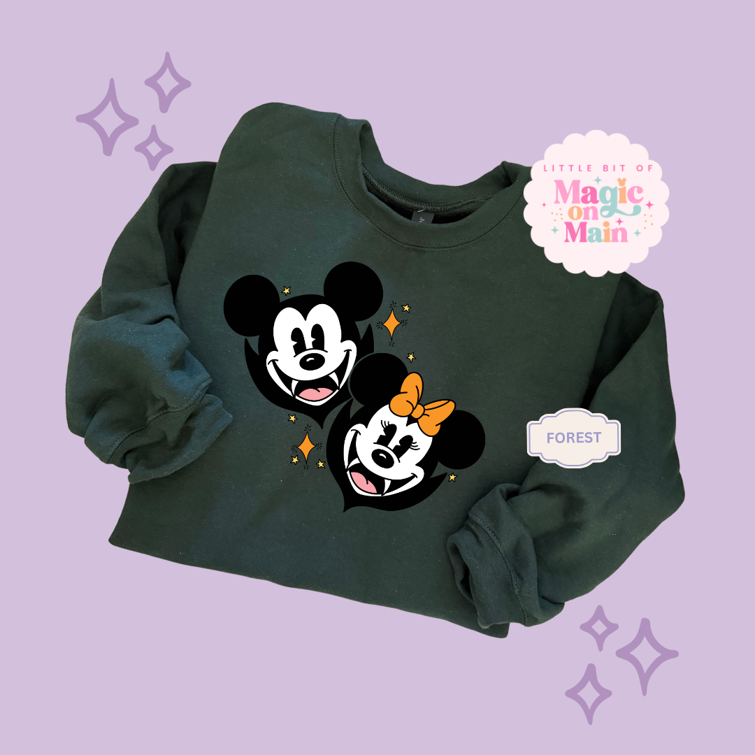 PRINTED MCKY VAMPIRE - EXCLUSIVE TO MoM - ADULT SWEATSHIRT 10058