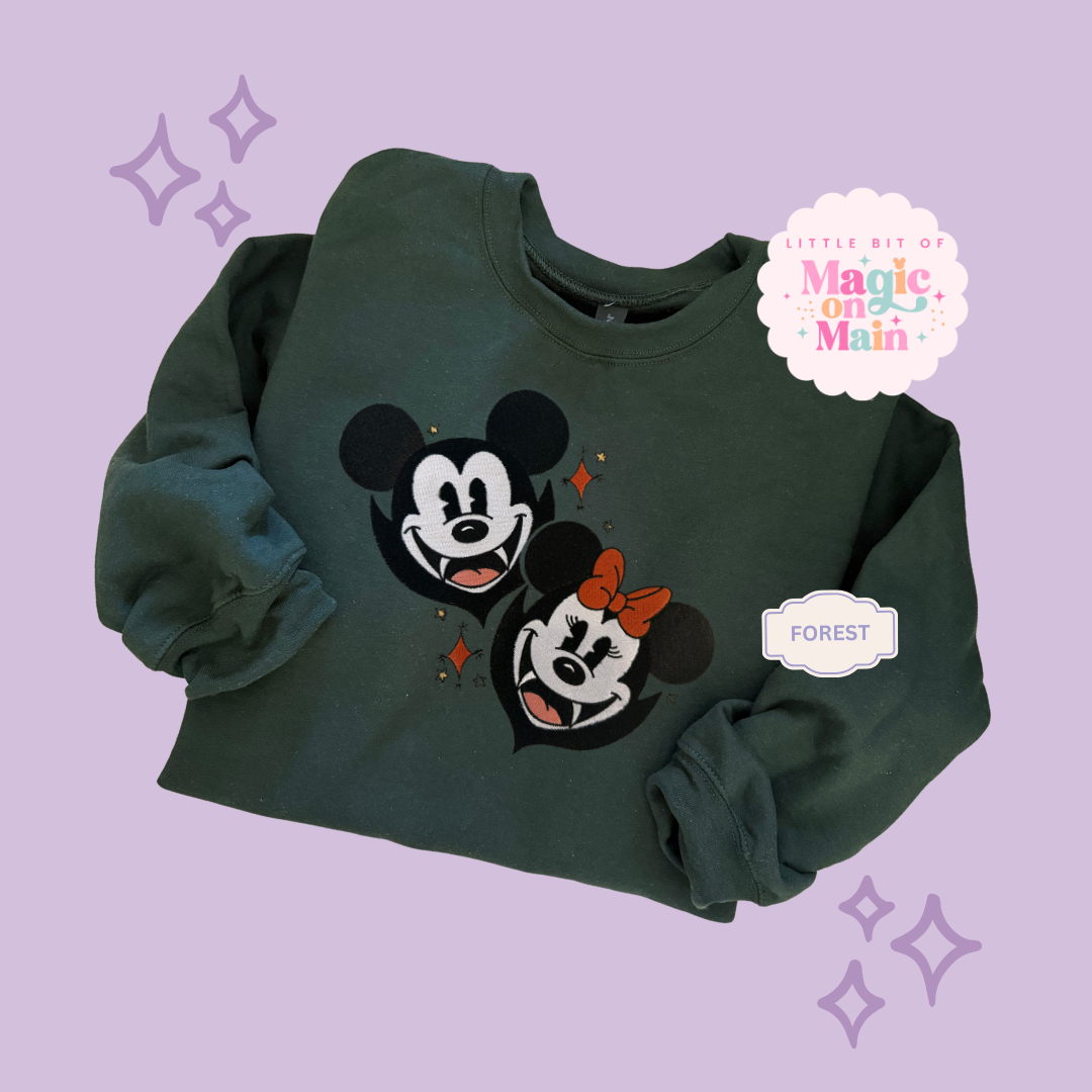 EMBROIDERED MCKY VAMPIRE - EXCLUSIVE TO MoM - ADULT SWEATSHIRT 10058