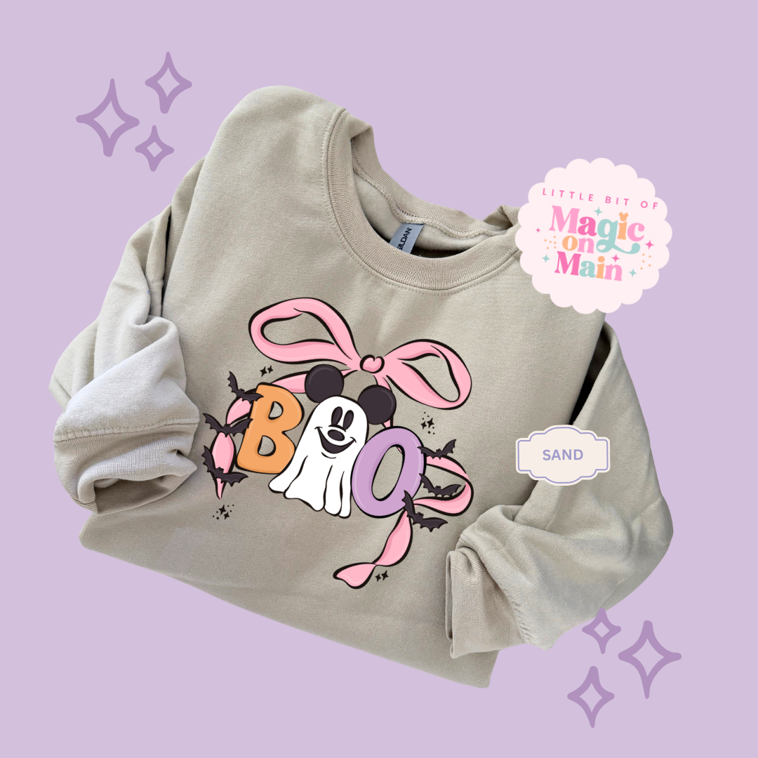 PRINTED BOO (no text) - ADULT SWEATSHIRT