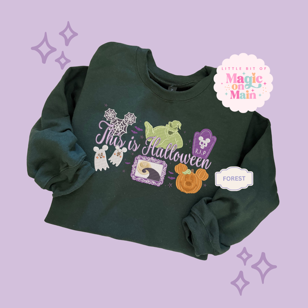 EMBROIDERED THIS IS HALLOWEEN - EXCLUSIVE TO MoM - ADULT SWEATSHIRT