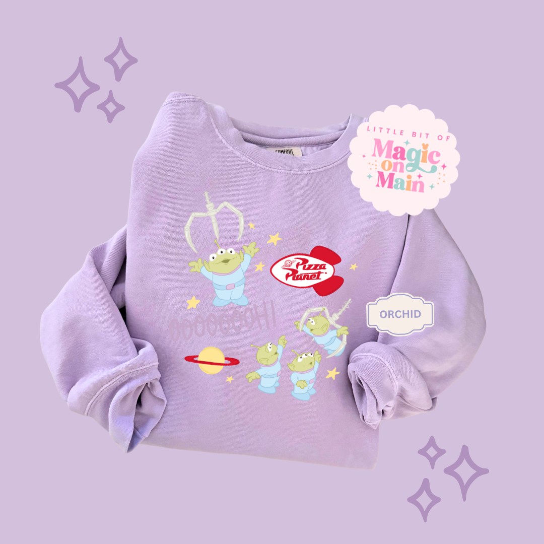 PRINTED ALIENS - EXCLUSIVE TO MoM - ADULT SWEATSHIRT