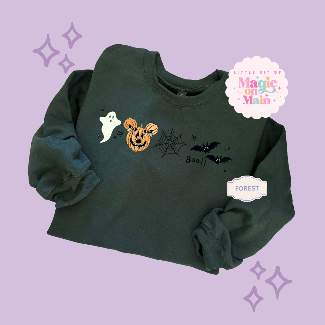 EMBROIDERED BOO CREW - EXCLUSIVE TO MoM - ADULT SWEATSHIRT