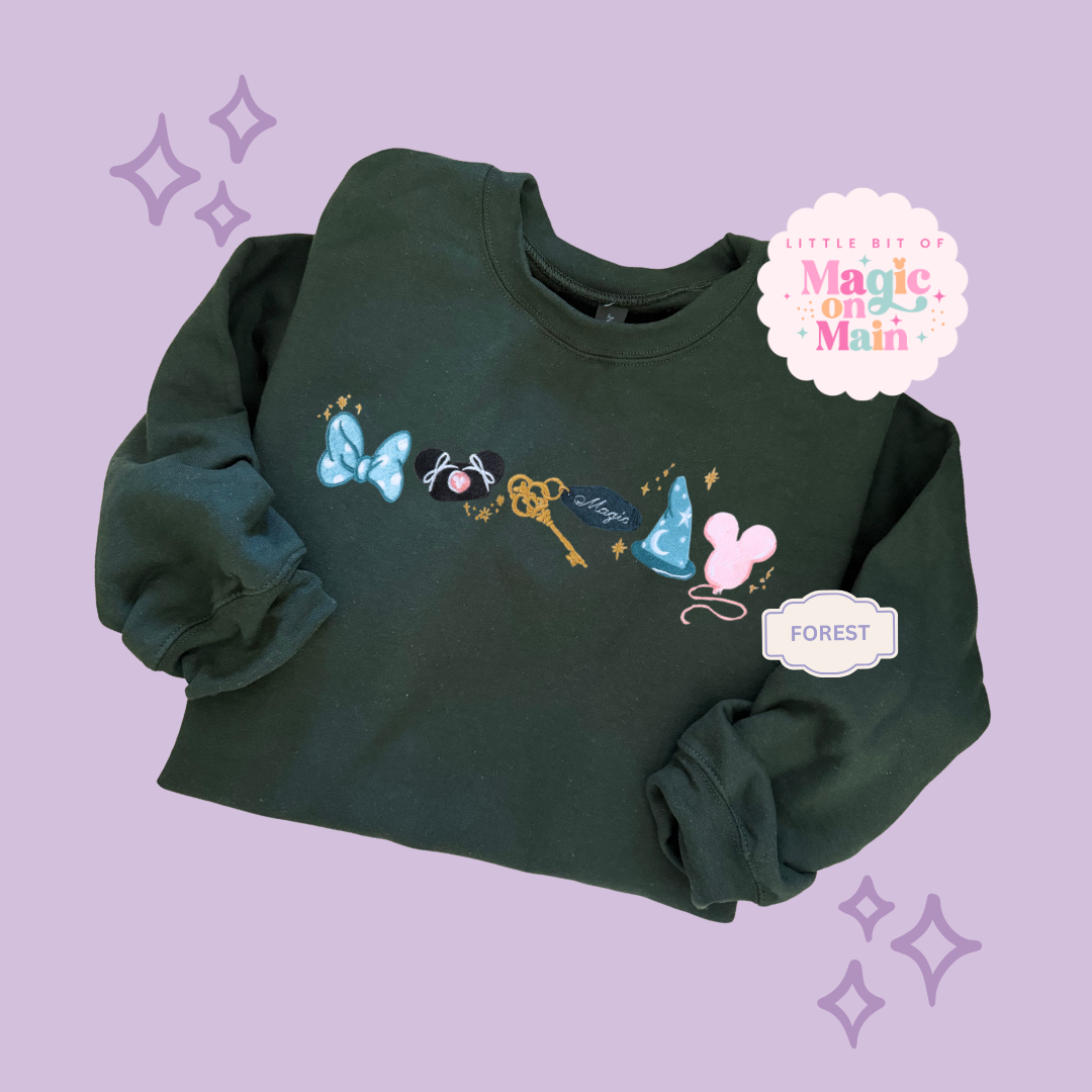 EMBROIDERED PARK DAY MAGIC - EXCLUSIVE TO MoM - ADULT SWEATSHIRT