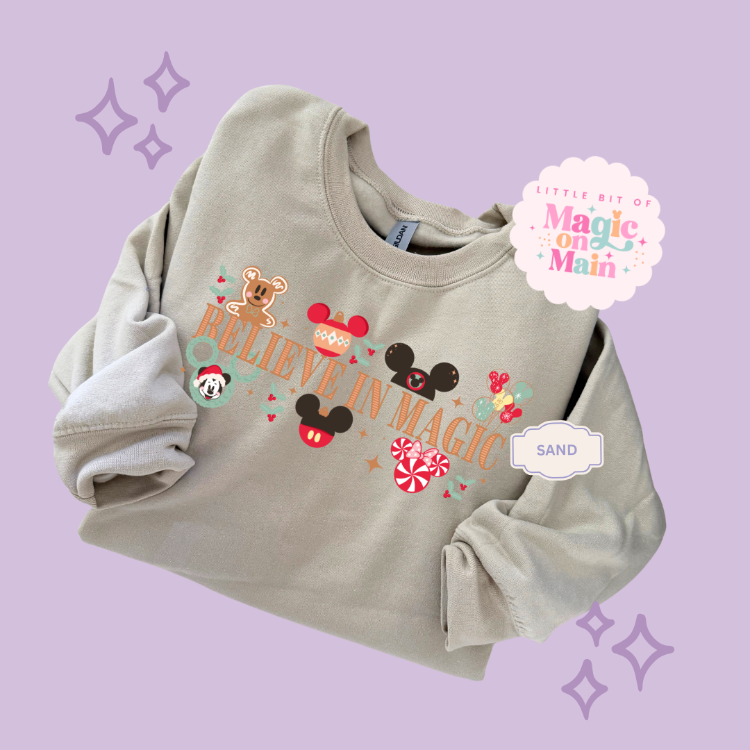 PRINTED BELIEVE IN MAGIC - EXCLUSIVE TO MoM - ADULT SWEATSHIRT