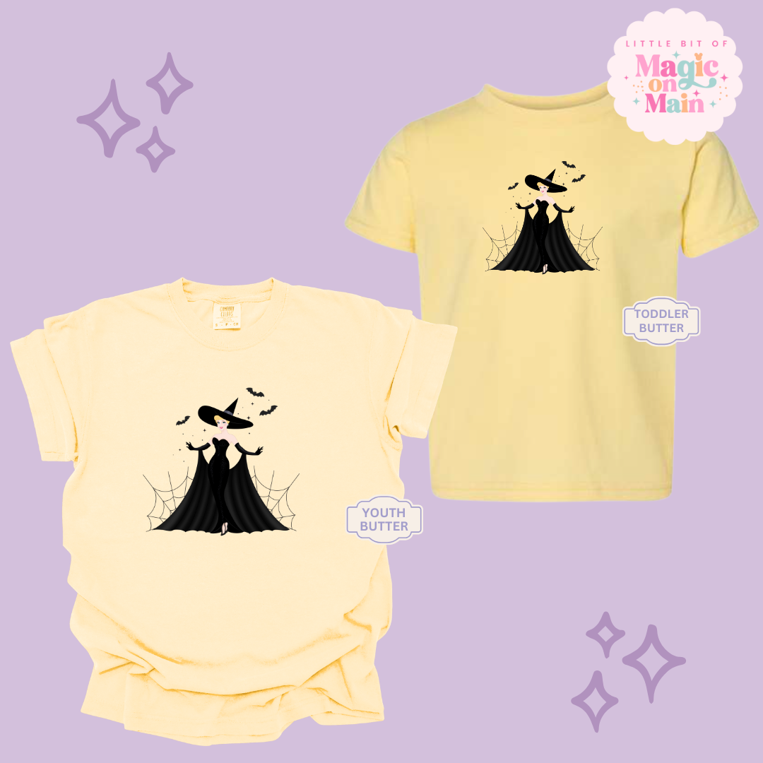 PRINTED SPOOKY CINDY - YOUTH/TODDLER