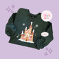 PRINTED GINGERBREAD CASTLE - EXCLUSIVE TO MoM - ADULT SWEATSHIRT