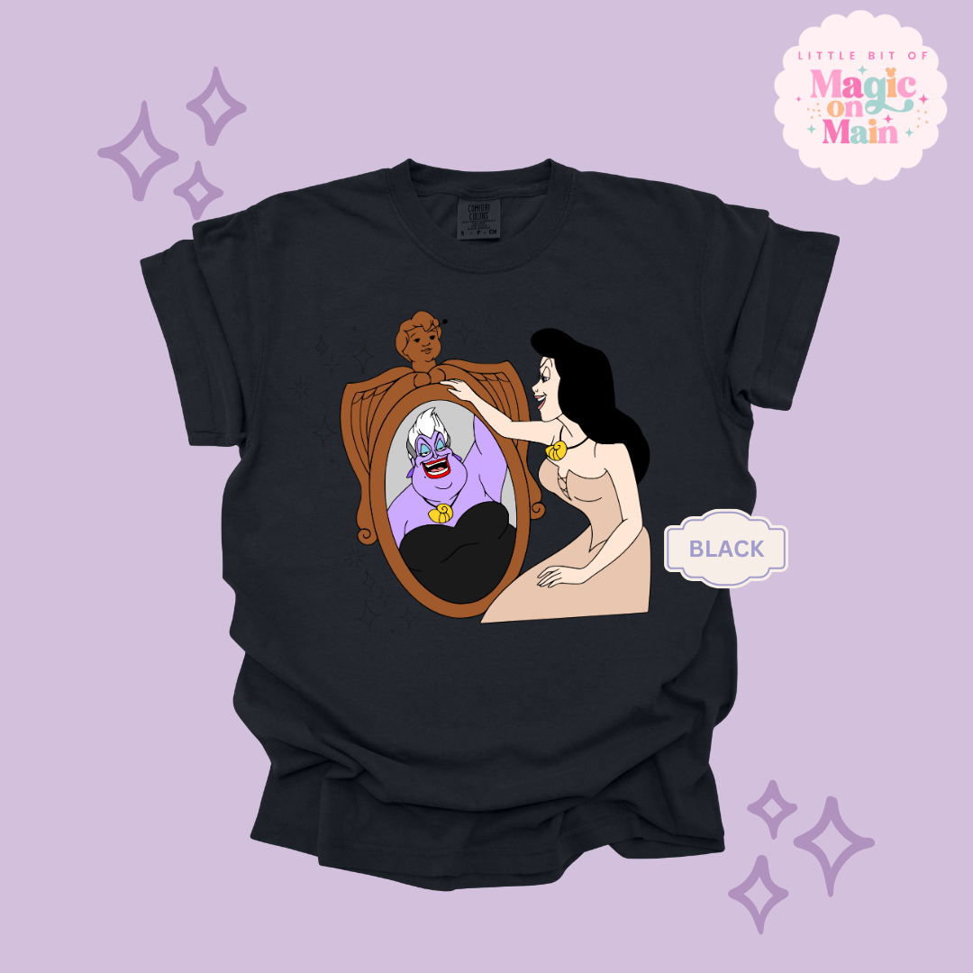 PRINTED VANESSA MIRROR WITH SPARKLE - ADULT T-SHIRT